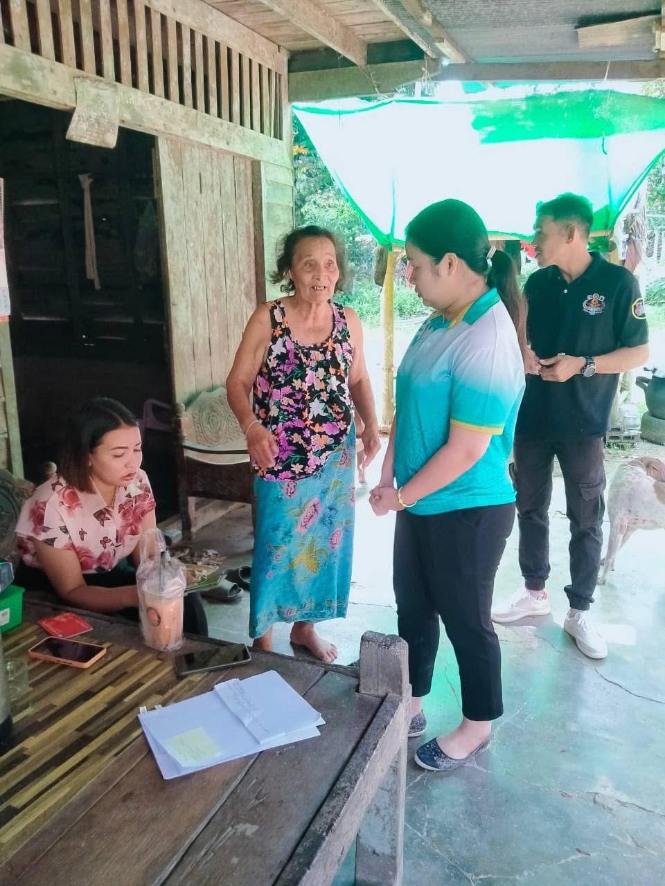 สำรวจข้อมูลและรับลงทะเบียน ตามโครงการส่งเสริมและพัฒนาคุณภาพชีวิตประชาชนในเขตพื้นที่ตำบลปาล์มพัฒนา อำเภอมะนัง จังหวัดสตูล